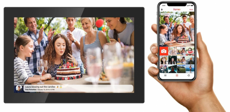 Denver 10,1” digital Wi-Fi Fotoram med bildspelsfunktion