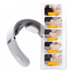 Älykäs olka- ja niskahierontalaite sähköllä, valkoinen