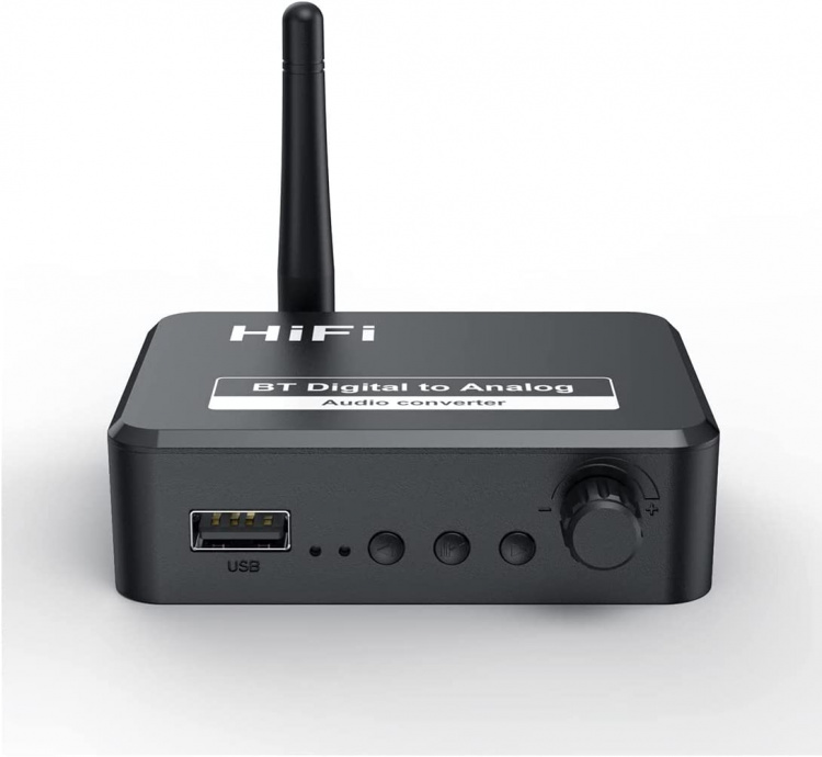 Bluetooth äänimuunnin, digitaalinen-analoginen Bluetooth äänimuunnin, digitaalinen-analoginen