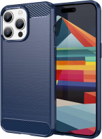 TPU-kotelo iPhone 15 Pro Maxille, sininen TPU-kotelo iPhone 15 Pro Maxille, sininen