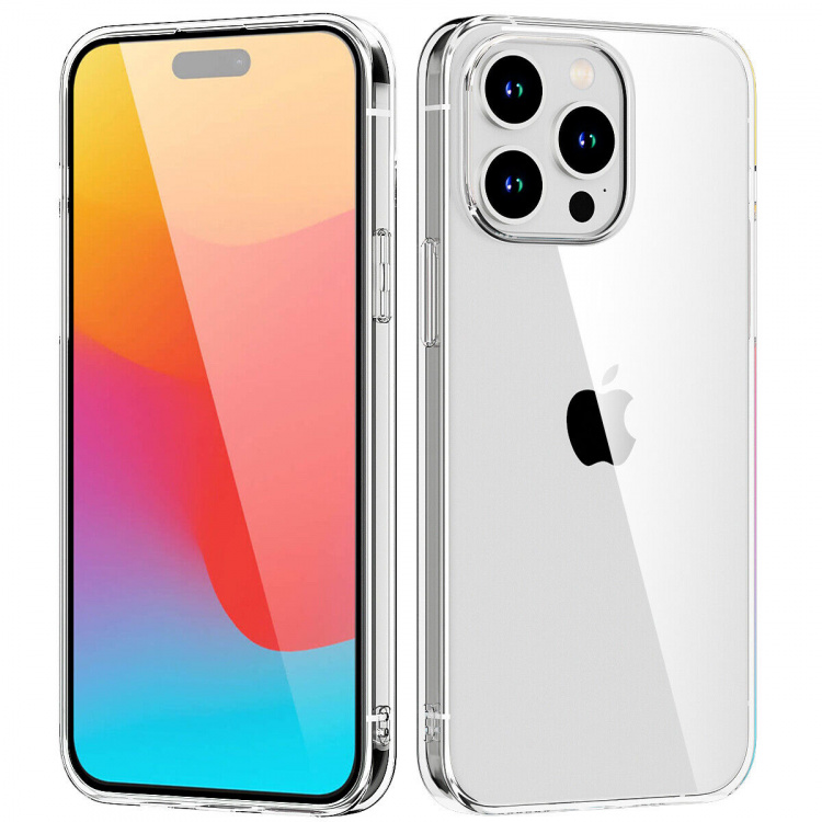 TPU Mobile Case iPhone 15 Plus, läpinäkyvä