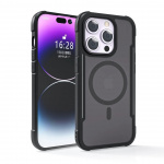 Kotelo yhteensopiva MagSafe for iPhone 15 Pro, musta