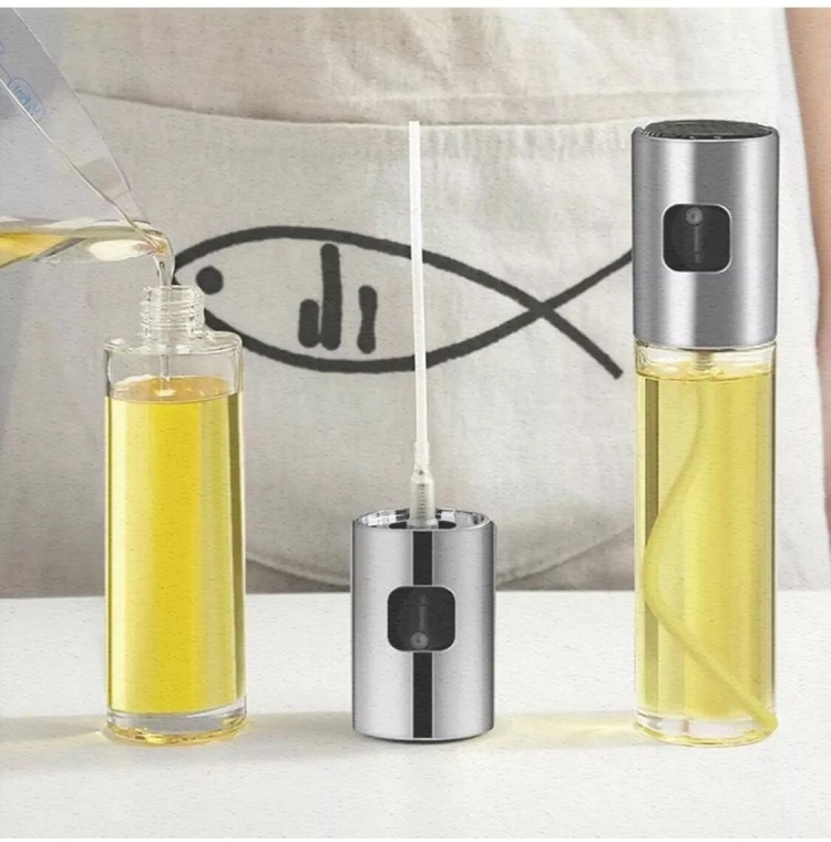 Lasinen suihkepullo etikkaa/öljyä varten, 100ml