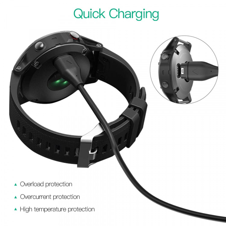 Magneettinen latauskaapeli Galaxy Watch 3/4/4 Classic/5/5 Pro/Active 1/2 -älykellolle