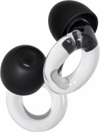 Melua vaimentavat korvatulpat, läpinäkyvä