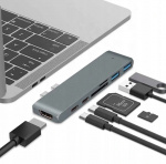 USB-keskitin Macbook Pro/Air -tietokoneelle