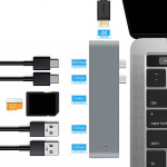 USB-keskitin Macbook Pro/Air -tietokoneelle