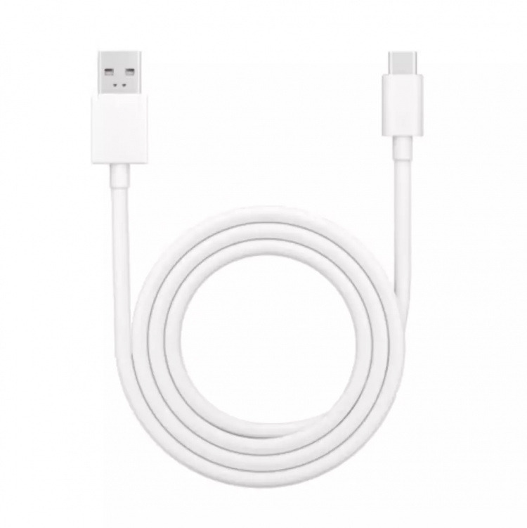 Lataus- ja synkronointikaapeli USB-A:sta USB-C:hen, 1 m, valkoinen