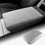 Käsinojan suojus Tesla Model 3 & Y:lle, vaaleanharmaa Käsinojan suojus Tesla Model 3 & Y:lle, vaaleanharmaa