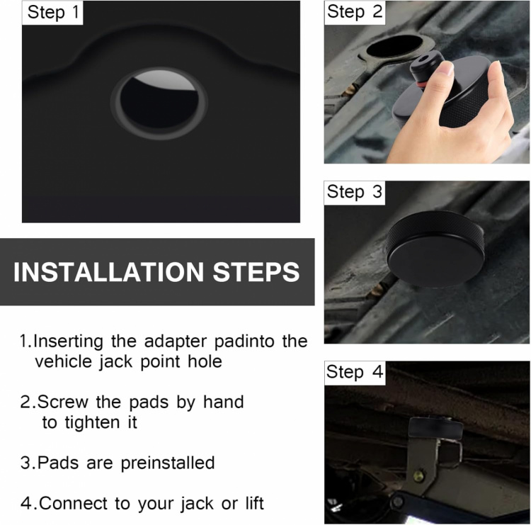 Nostotyynyt Tesla Model 3/Y/X/S:ään, 4 kpl