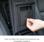 Käsinojan säilytystaso Tesla Model 3 & Y -malleihin Käsinojan säilytystaso Tesla Model 3 & Y -malleihin