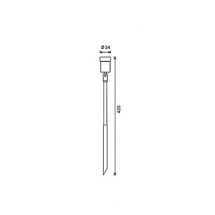 LightsOn Optica trädgårdsspot Aluminium LightsOn Optica trädgårdsspot Aluminium