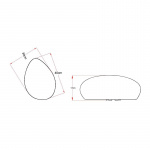 LightsOn Stone XL 40 cm dekorativ sten