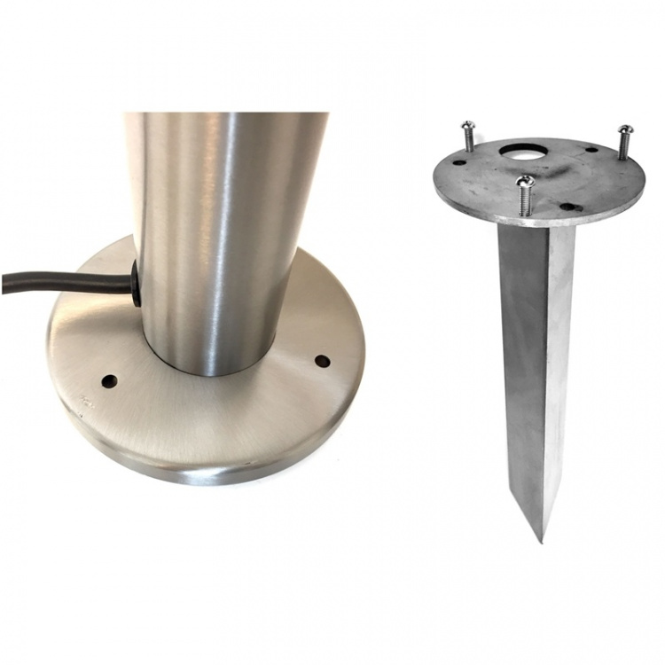 LightsOn Saturnus Pollare 90cm Silver