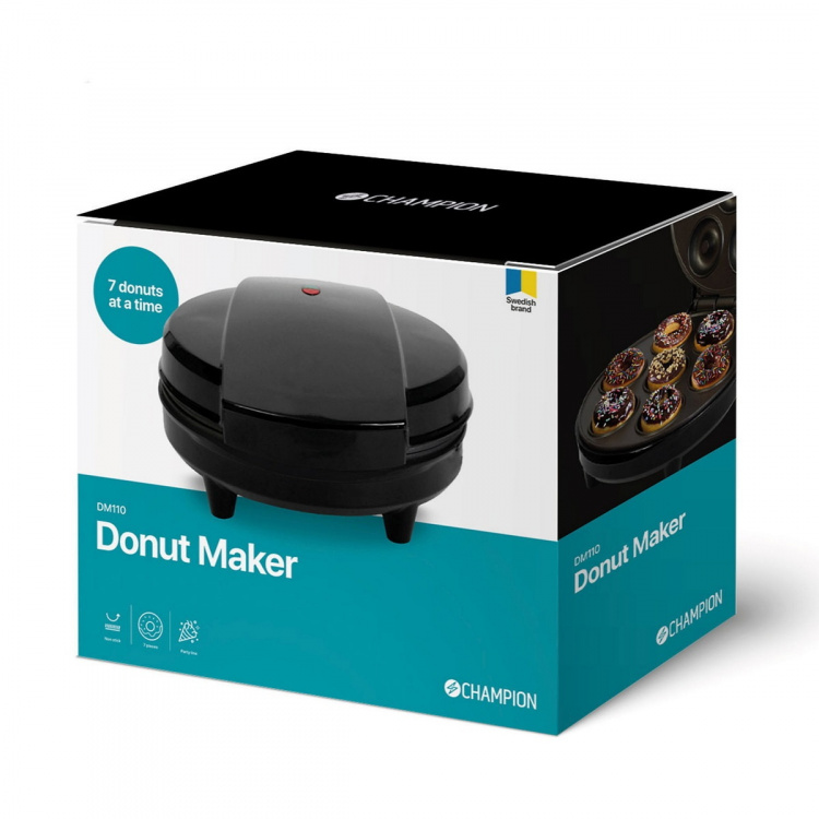 Champion Donut Maker 7 Donuts 700W DM110 Musta Champion Donut Maker 7 Donuts 700W DM110 Musta