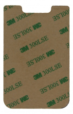 DELTACO älypuhelimen maksukorttitasku, 3M:n liimapinta, musta