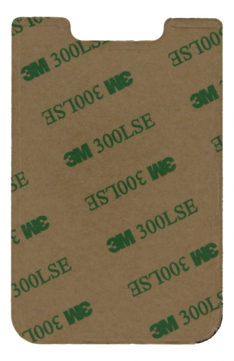 DELTACO älypuhelimen maksukorttitasku, 3M:n liimapinta, musta