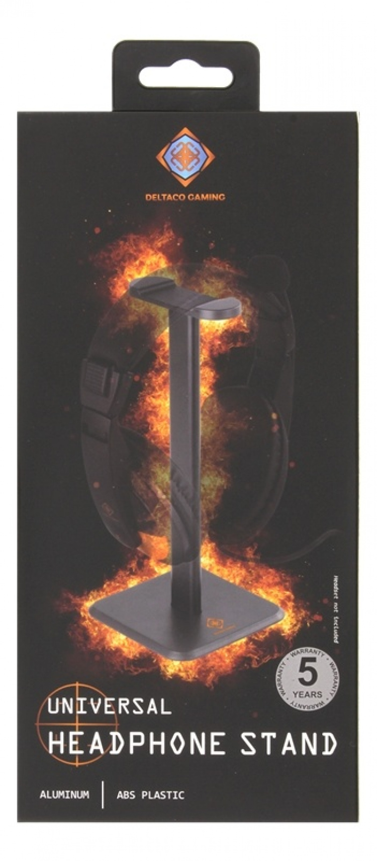 DELTACO GAMING kuuloketeline, liukueste, musta DELTACO GAMING kuuloketeline, liukueste, musta