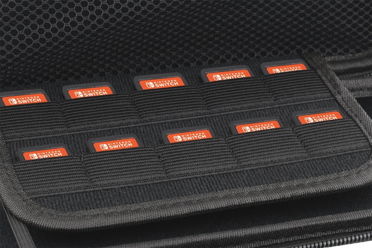 DELTACO GAMING suojalaukku Nintendo Switchille, tilaa 10 pelille