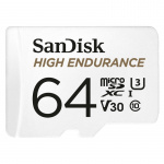Sandisk Minneskort MicroSDXC 64GB För Bilkamera/Videmonitor med adapter