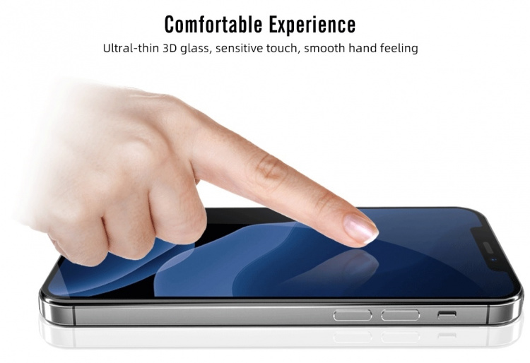 3-pack Mr Yes Täysin kattava karkaistu lasi näytönsuoja iPhone 11 Pro:lle