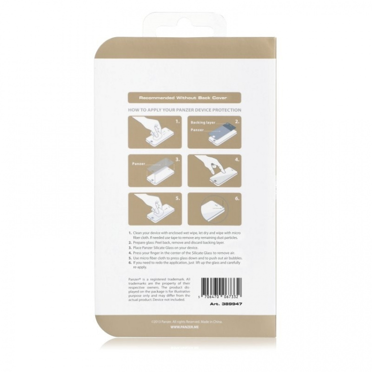 Panzer iPhone 6S/6 Plus, kaareva silikaattilasi, musta Panzer iPhone 6S/6 Plus, kaareva silikaattilasi, musta