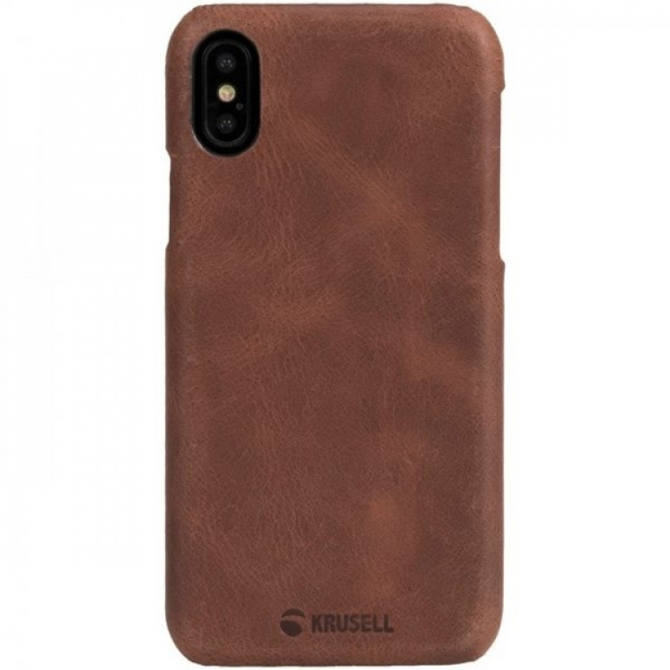 Krusell Sunne iPhone X/Xs:lle, konjakki Krusell Sunne iPhone X/Xs:lle, konjakki