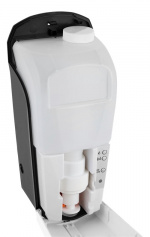 DELTACO OFFICE käsidesiautomaatti, 1000ml, valkoinen/musta DELTACO OFFICE käsidesiautomaatti, 1000ml, valkoinen/musta