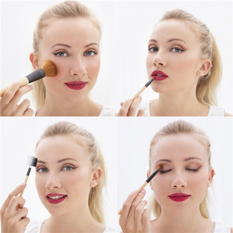 InnovaGoods Miset puiset meikkisiveltimet x5 x5