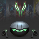 YX-03 Langattomat pelikuulokkeet, joissa on LED, hopea/musta