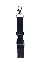 Avaimenperä Teknikproffset-logolla, musta Avaimenperä Teknikproffset-logolla, musta