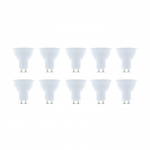 LED-lamppu GU10 7W 230V 3000K 38°, 10-pack, Lämmin valkoinen LED-lamppu GU10 7W 230V 3000K 38°, 10-pack, Lämmin valkoinen