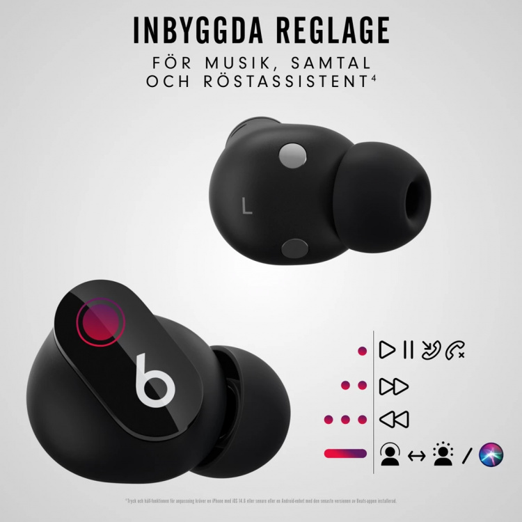 Beats Studio Buds, musta