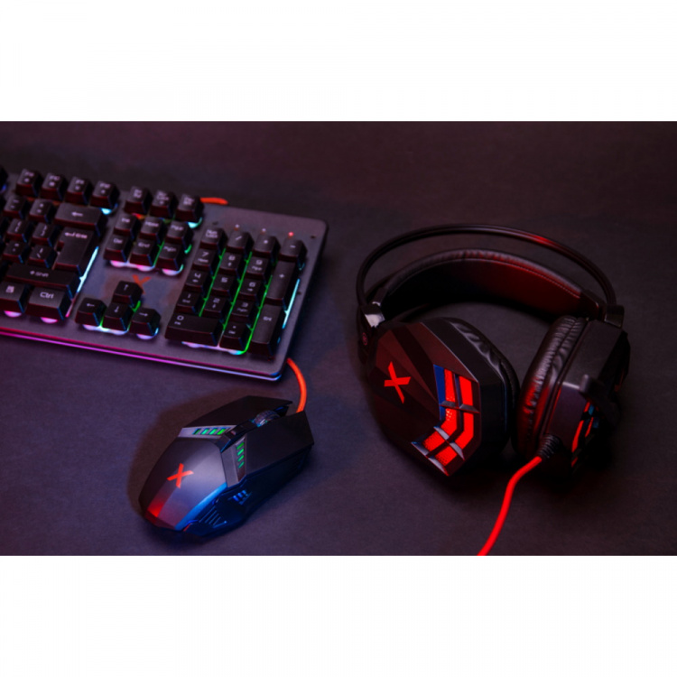 Maxlife Gaming MXGH-200 langalliset over-ear kuulokkeet 3.5mm musta