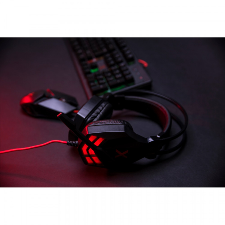Maxlife Gaming MXGH-200 langalliset over-ear kuulokkeet 3.5mm musta