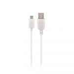 Maxlife-kaapeli USB - USB-C 2,0 m 2A, valkoinen