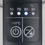 Emerio Vatten/Tekokare 1,7l Glas temp