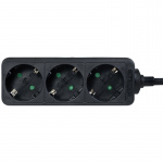 LogiLink Grenuttag Jordat 3vägs 1,5m Sv