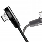 LogiLink Vinklad MicroUSB-kabel USB 2.0