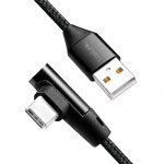 LogiLink Kulmikas USB-C-kaapeli USB 2.0 Max 3A 1m LogiLink Kulmikas USB-C-kaapeli USB 2.0 Max 3A 1m