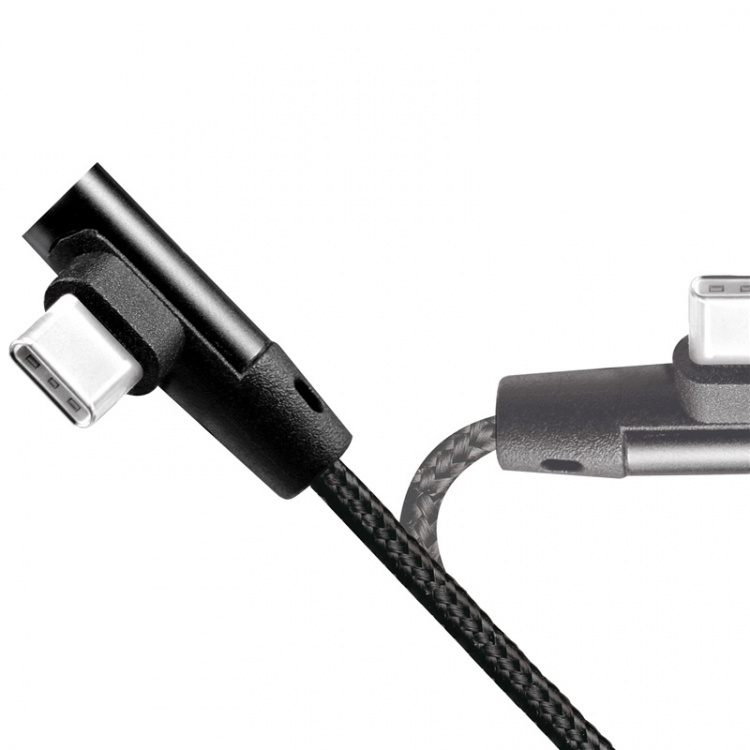 LogiLink Kulmikas USB-C-kaapeli USB 2.0 Max 3A 1m LogiLink Kulmikas USB-C-kaapeli USB 2.0 Max 3A 1m
