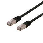 DELTACO S/FTP Cat6 patch-kaapeli, 20m, 250MHz, Delta-sertifioitu, LSZH, musta DELTACO S/FTP Cat6 patch-kaapeli, 20m, 250MHz, Delta-sertifioitu, LSZH, musta