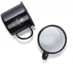 Morberg Orrefors Hunting Emaljerad Metallmugg, Grön