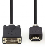 Nedis HDMI™ -kaapeli | HDMI™ liitin | DVI-D 24+1-Pin Uros | 1080p | Kullattu | 2.00 m | Suora | PVC | Antrasiitti | Ikkunallinen laatikko ja koukkupidike Nedis HDMI™ -kaapeli | HDMI™ liitin | DVI-D 24+1-Pin Uros | 1080p | Kullattu | 2.00 m | Suora | PVC | Antrasiitti | Ikkunallinen laatikko ja koukkupidike