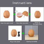 Ilmankostutin puurakenteinen, Vaalea puu Ilmankostutin puurakenteinen, Vaalea puu