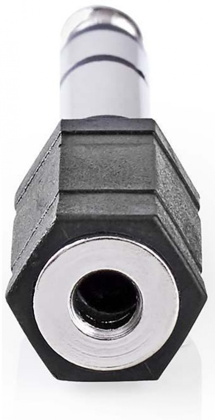Nedis Stereoäänisovitin | 6.35 mm uros | 3.5 mm naaras | Kullattu | Suora | ABS-Muovi | Antrasiitti | 1 kpl | Laatikko Nedis Stereoäänisovitin | 6.35 mm uros | 3.5 mm naaras | Kullattu | Suora | ABS-Muovi | Antrasiitti | 1 kpl | Laatikko