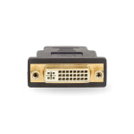 Nedis HDMI™ -sovitin | HDMI™ liitin | DVI-D 24+1-Pin Naaras | Kullattu | Suora | ABS-Muovi | Antrasiitti | 1 kpl | Laatikko
