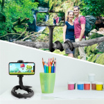 Celly Snake, Flexibel selfiepinne för smartphones och kameror, svart Celly Snake, Flexibel selfiepinne för smartphones och kameror, svart