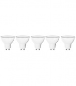 LED-lampa GU10 1W 230V 3000K 5-pack, Varmvitt