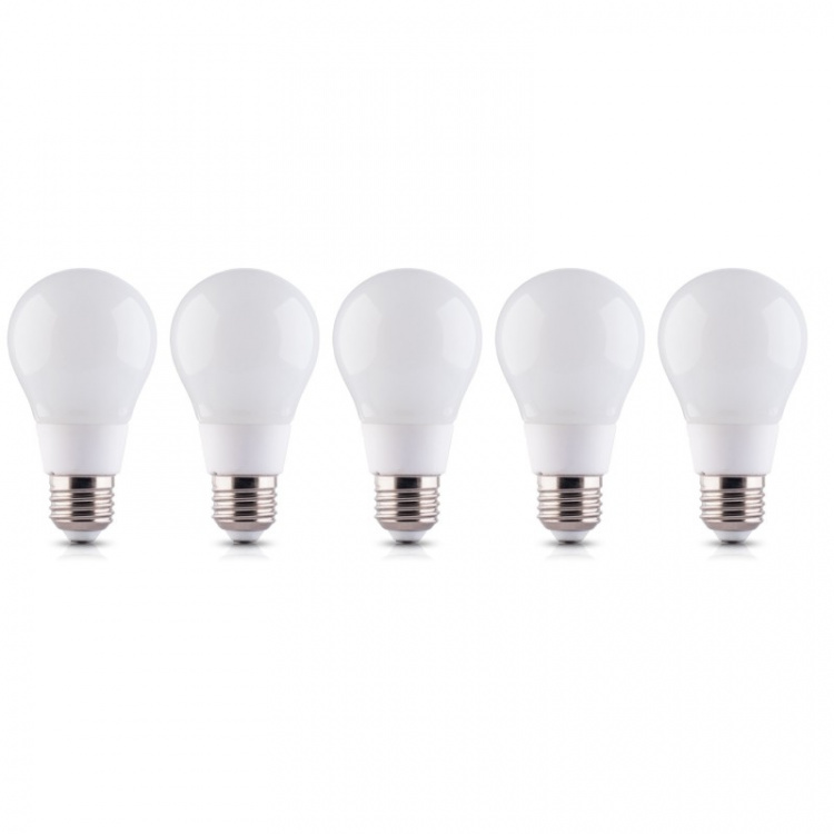 LED-lamppu E27 10W 230V 6000K 5-pack, viileä valkoinen